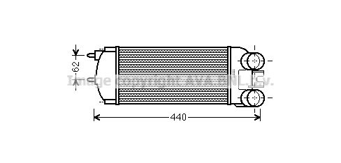 AVA QUALITY COOLING Интеркулер CNA4269